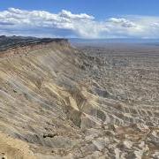 The Book Cliffs in western Colorado